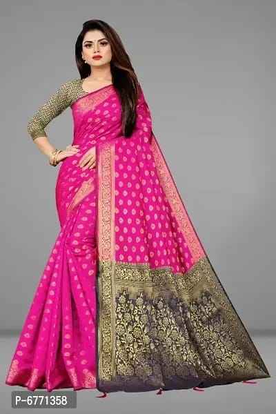Banarasi Silk Jacquard Sarees with Blouse