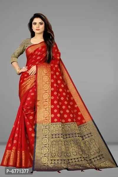 Banarasi Silk Jacquard Sarees with Blouse piece