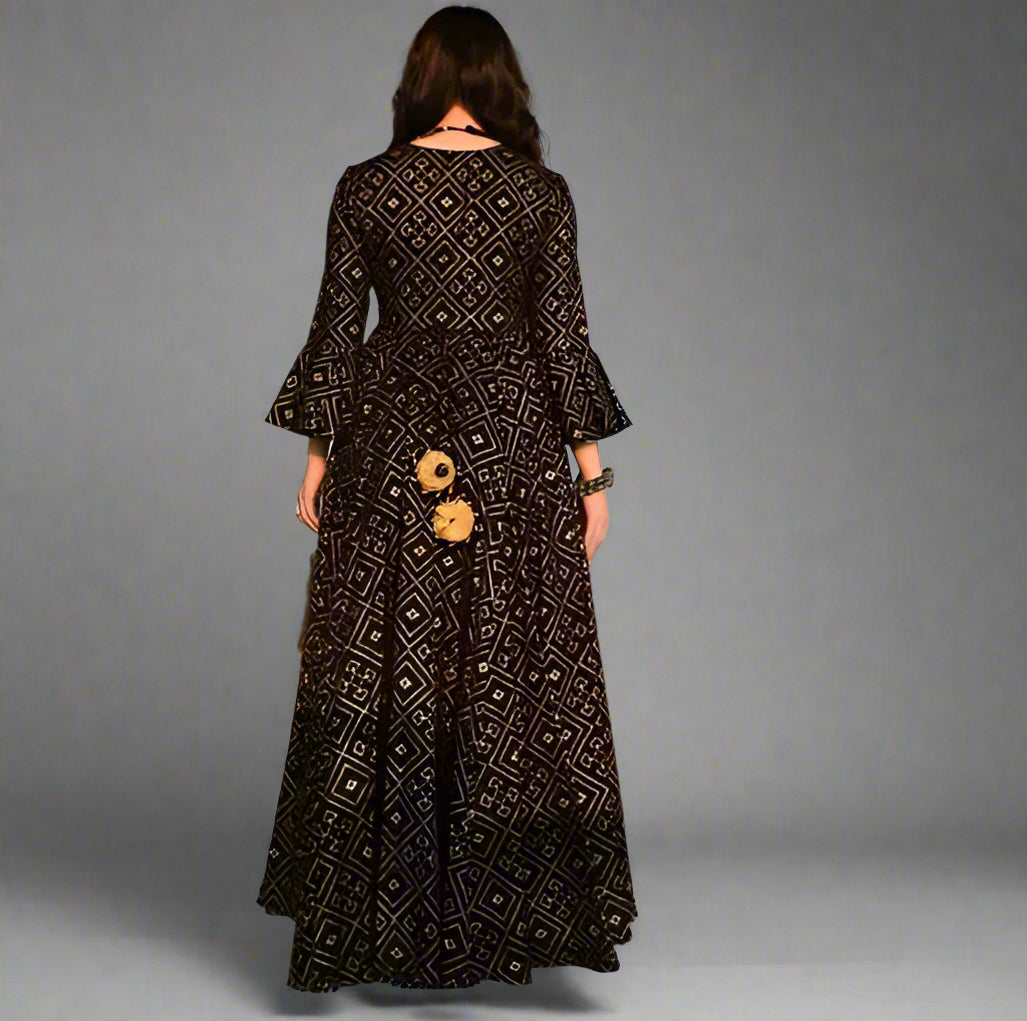 Black Anarkali Gown OrderMeFirst