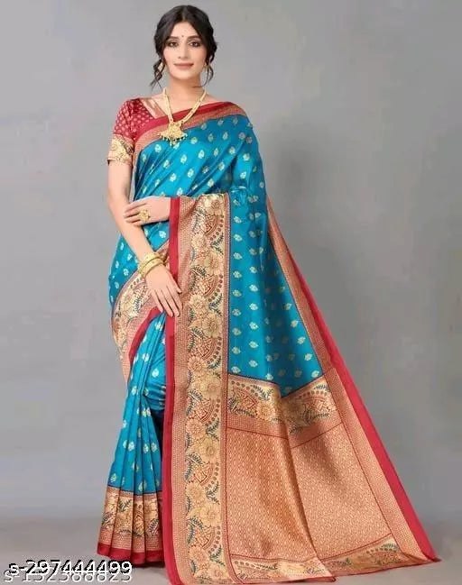 Buy 2 Get 1 Offer Jacquard Saree - OrderMeFirst