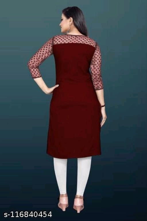 Casual American Crepe Kurti - OrderMeFirst