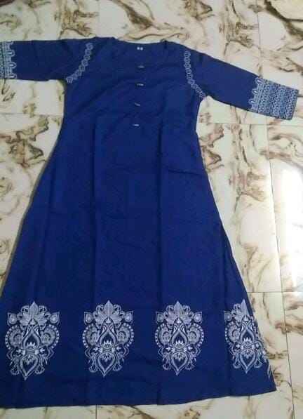 Celebrity Blue Gown