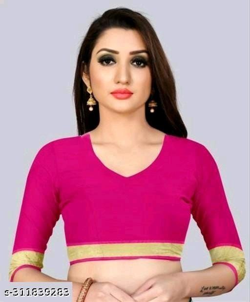 Cottan silksaree with embroidery work blouse - OrderMeFirst