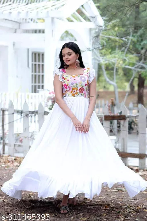 Designer Faux Blooming Gown OrderMeFirst