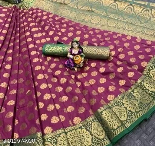 FABULOUS BANARASI SILK ZARI WORK SAREE - OrderMeFirst