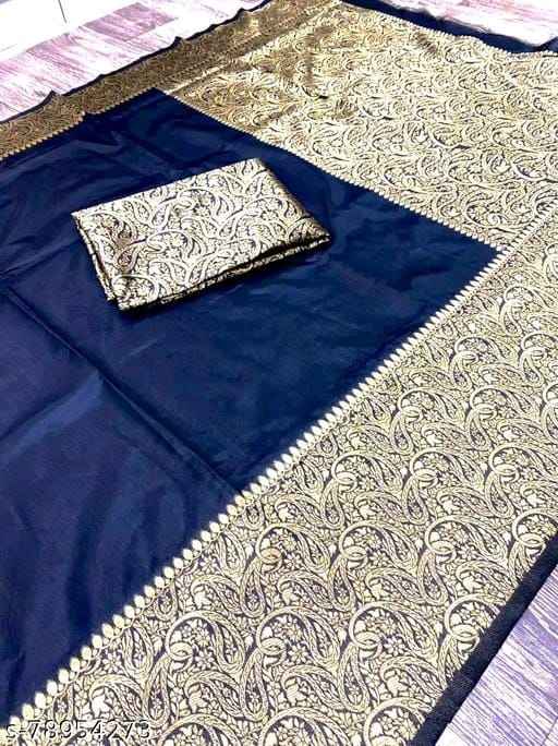 Fancy Banarasi Cotton Silk Saree