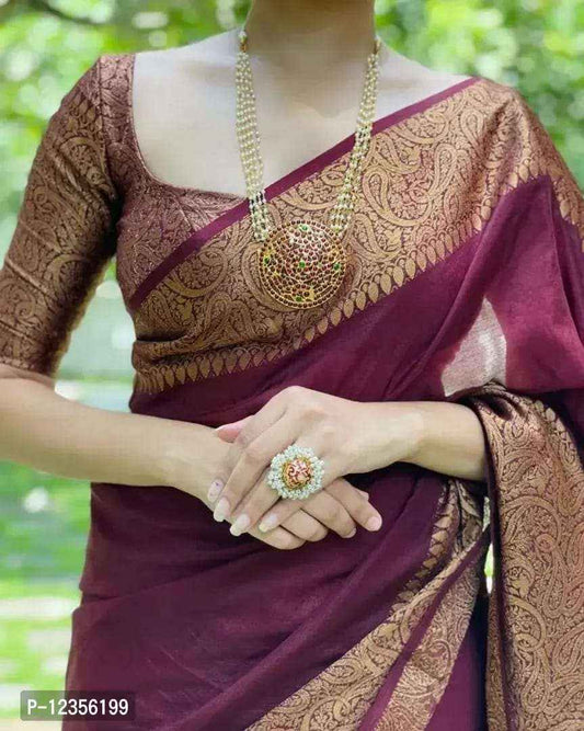 Fancy Banarasi Cotton Silk Saree