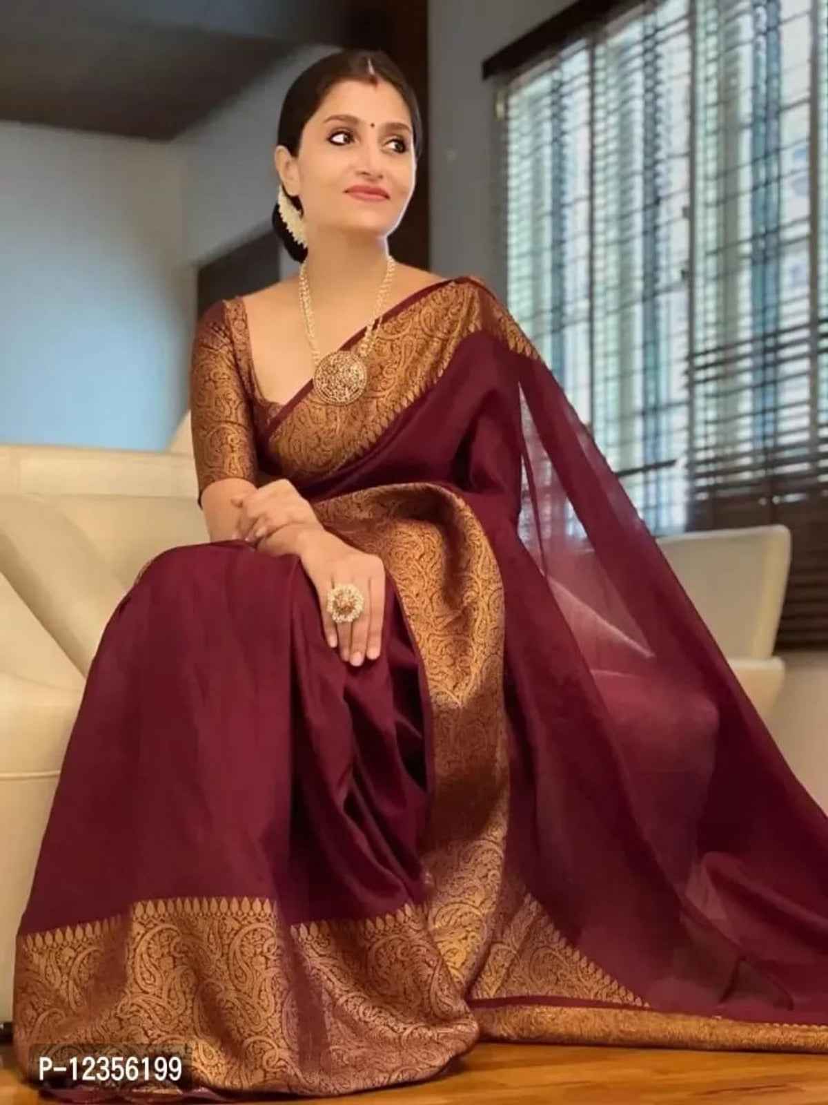Fancy Banarasi Cotton Silk Saree