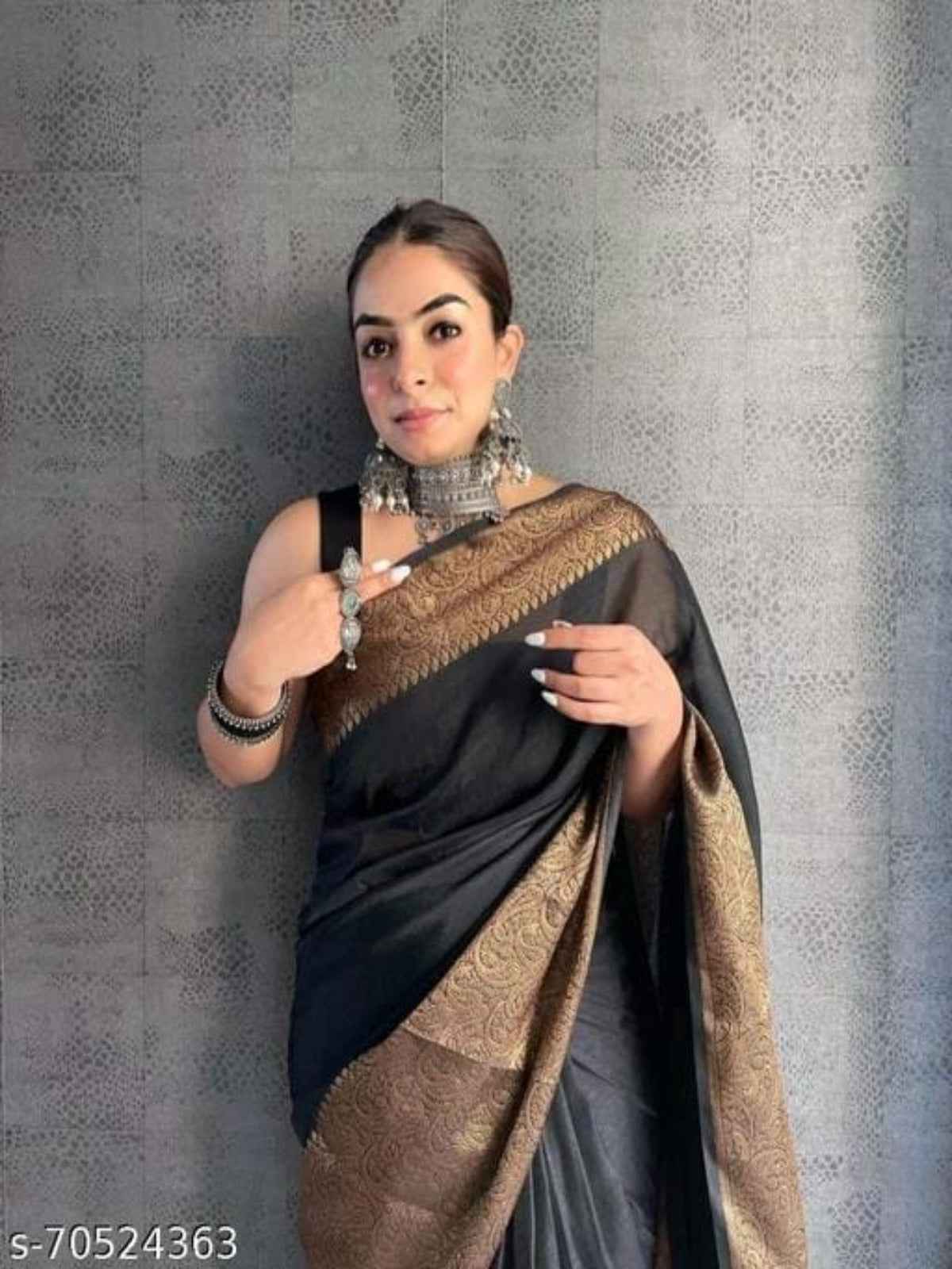 Fancy Banarasi Cotton Silk Saree
