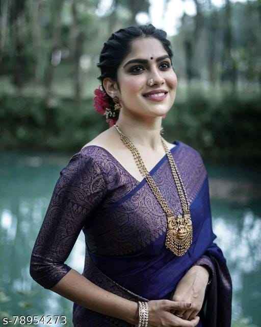 Fancy Banarasi Cotton Silk Saree