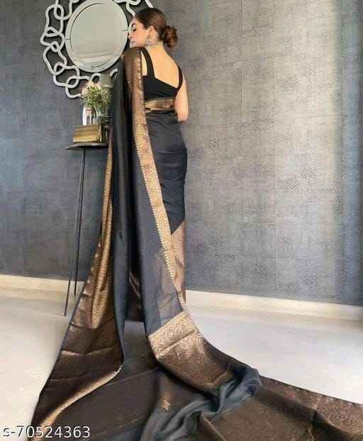 Fancy Banarasi Cotton Silk Saree