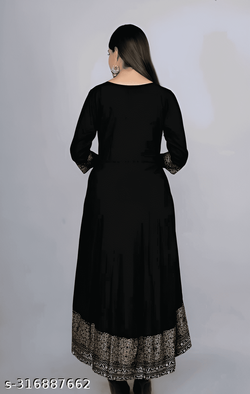 Fancy Rayon Anarkali Kurti For Women