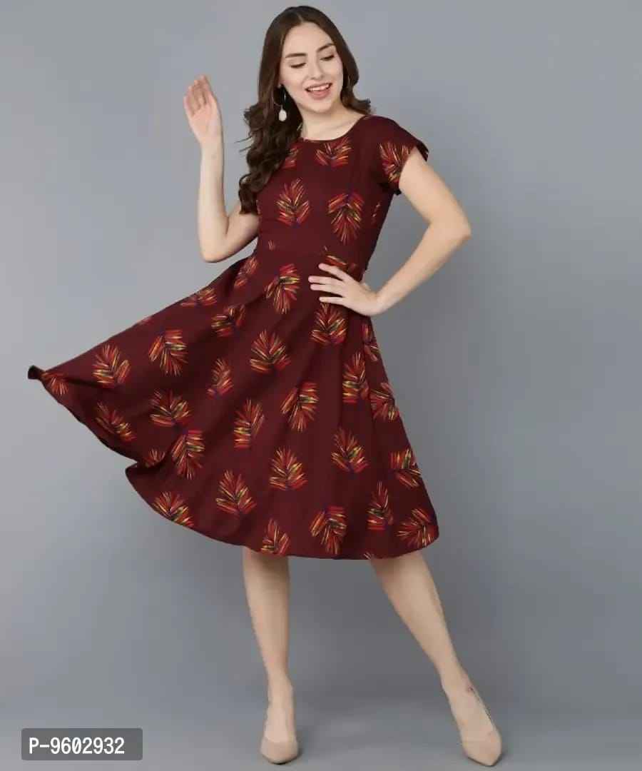 Flare Skater Western Dresses