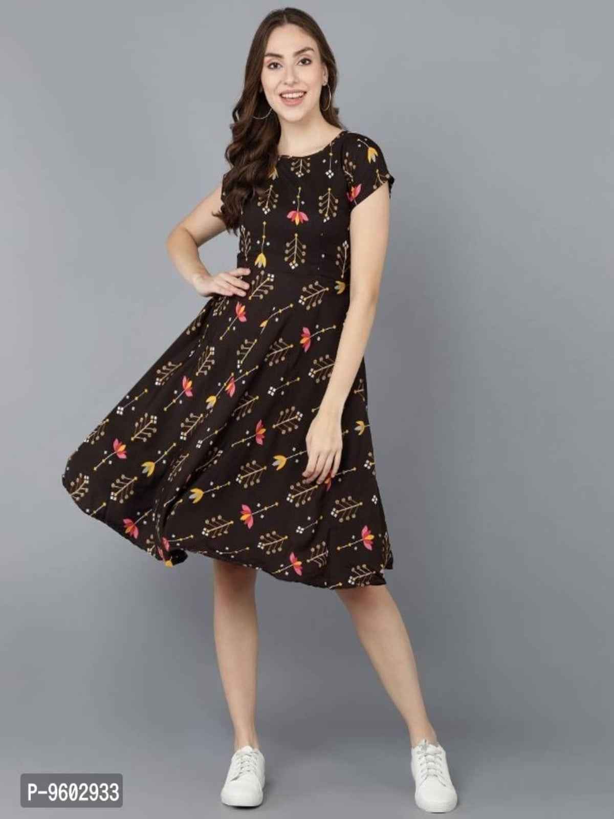 Flare Skater Western Dresses