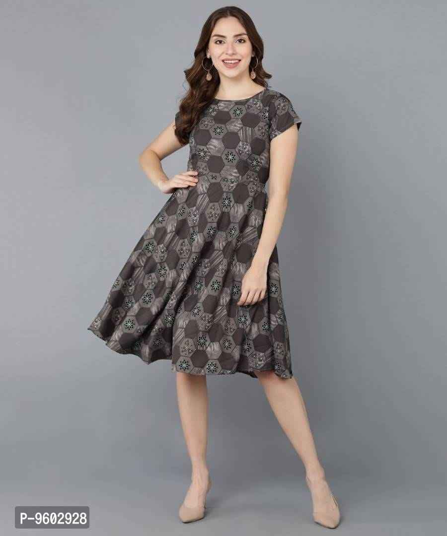 Flare Skater Western Dresses