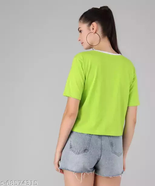 Fleksy Casual Printed Crop Top - OrderMeFirst