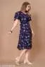 Floral Print Layered Knee Length Dress - OrderMeFirst