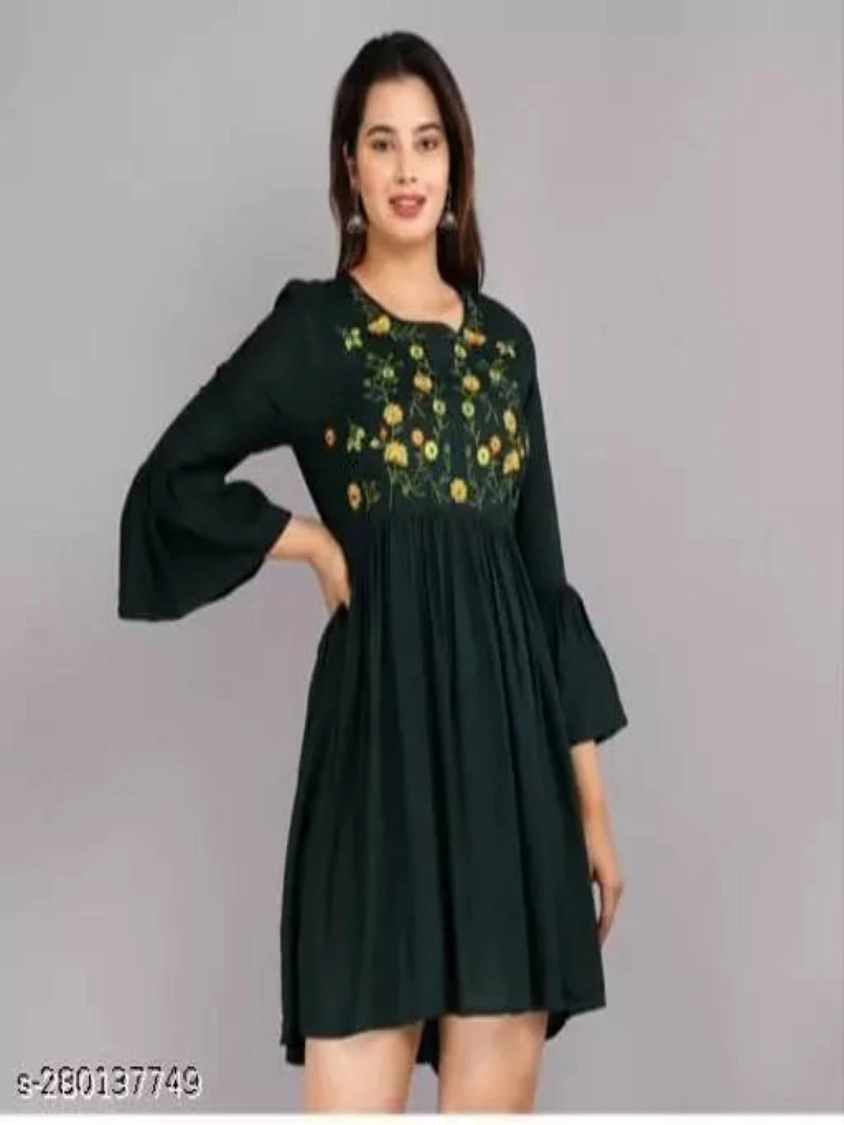 Green Printed Top for Girls & Women - OrderMeFirst