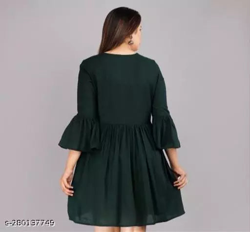 Green Printed Top for Girls & Women - OrderMeFirst