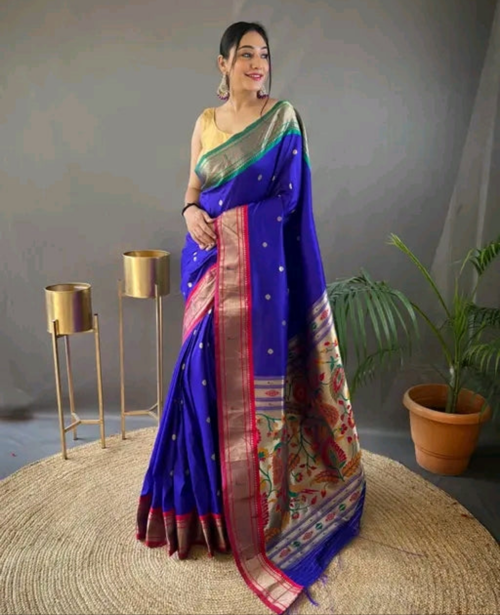 Pure Paithani Silk Saree