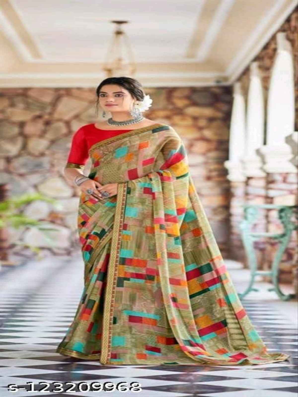 Jivika Georgette Sarees