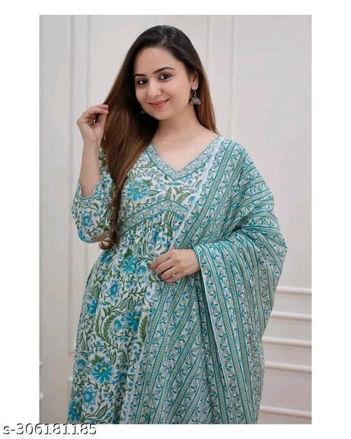 Kalamkari Printed Naira Cut kurta - OrderMeFirst