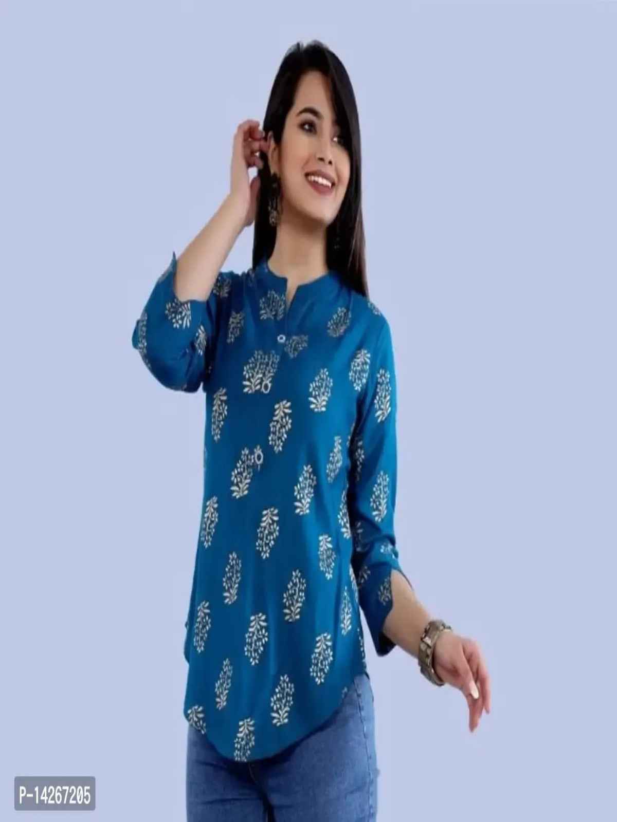 Malia Fashion Rayon Trending Designed Tops