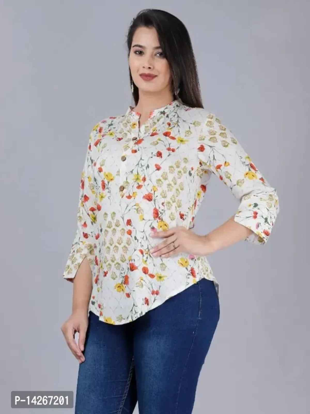 Malia Fashion Rayon Trending Tops