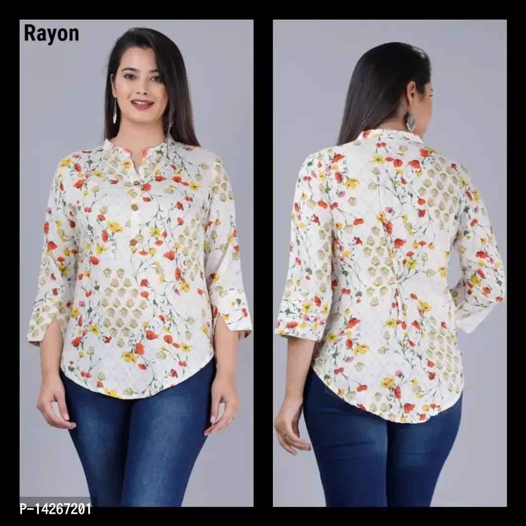 Malia Fashion Rayon Trending Tops