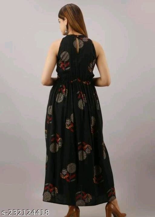Maxi Gold Print Gown - OrderMeFirst