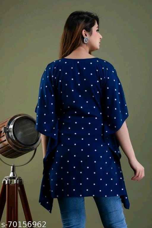 Navy Blue women Kaftan Top