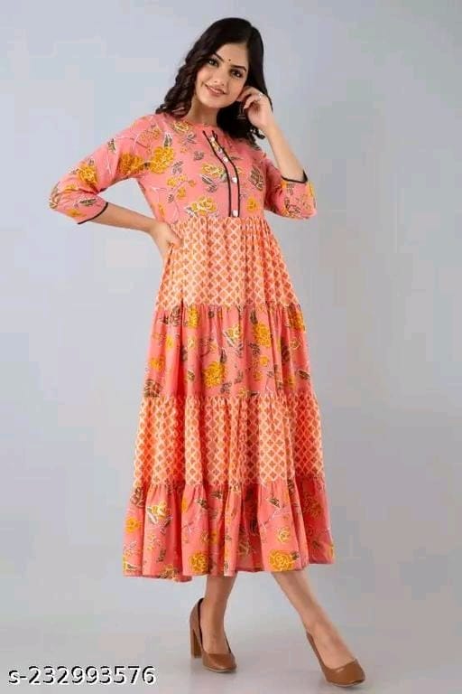 New Anarkali Printed Gown OrderMeFirst