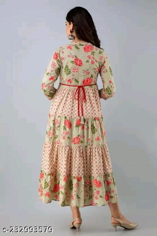 New Anarkali Printed Gown OrderMeFirst