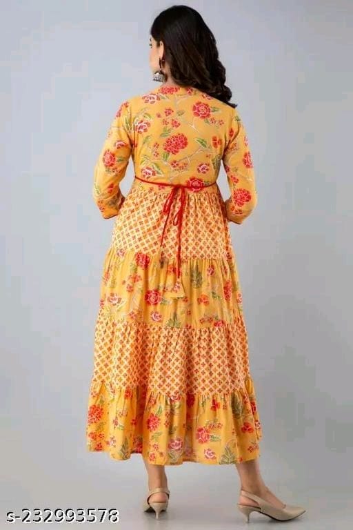 New Anarkali Printed Gown OrderMeFirst