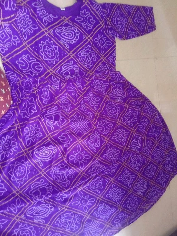 New Fancy Bandhni Print Georgette Gown For Women - OrderMeFirst