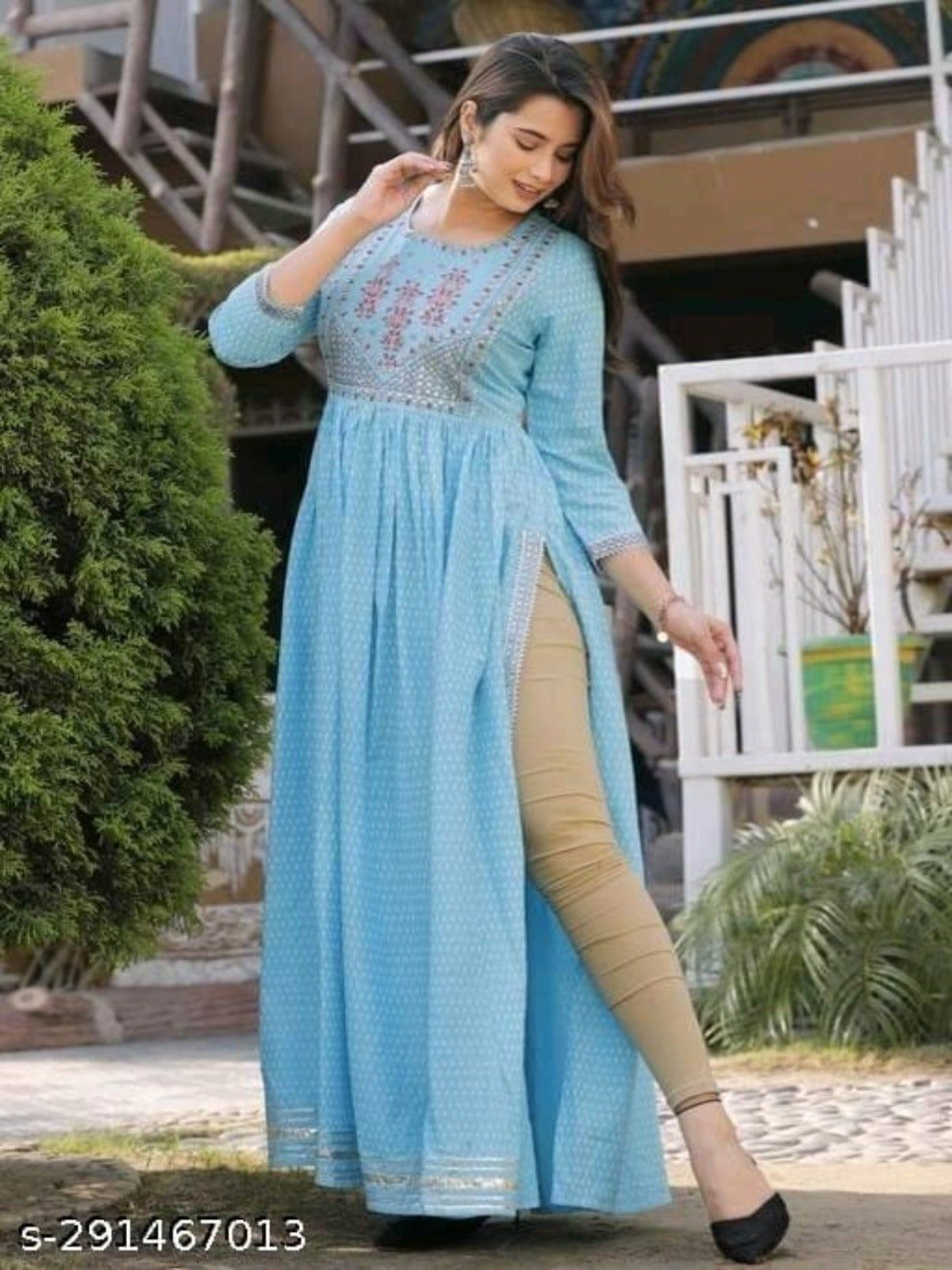 Nyra Cut Embroidered Kurtis - OrderMeFirst