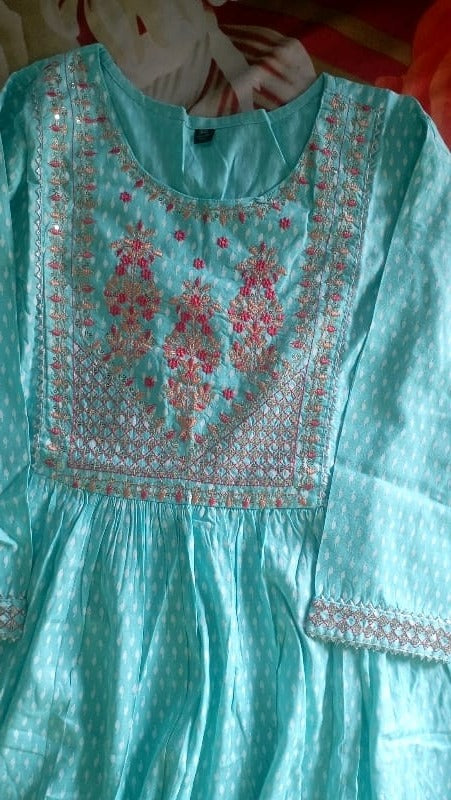 Nyra Cut Embroidered Kurtis - OrderMeFirst