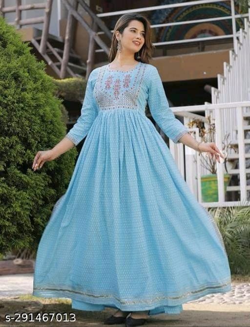 Nyra Cut Embroidered Kurtis - OrderMeFirst