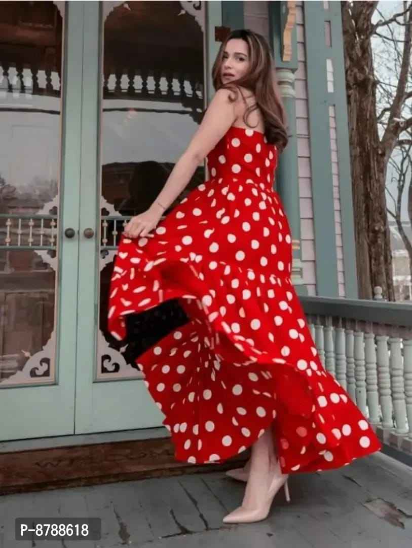 Polka Dot Print Dress