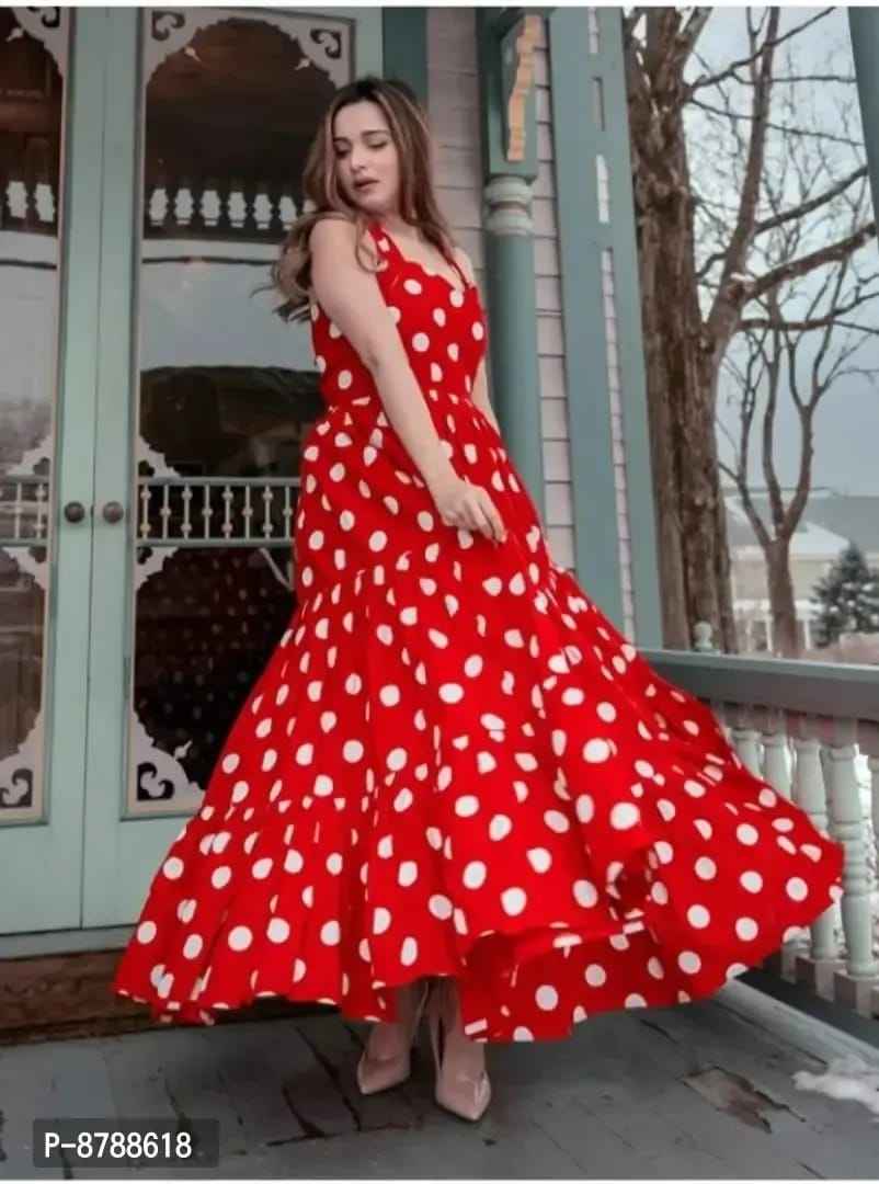 Polka Dot Print Dress