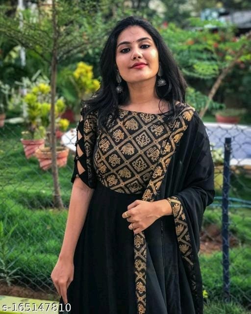 Pretty Modern Women Gowns With Dupatta - OrderMeFirst