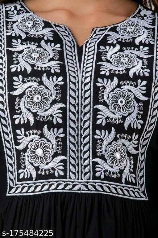 Rayon Embroidery Shot Top