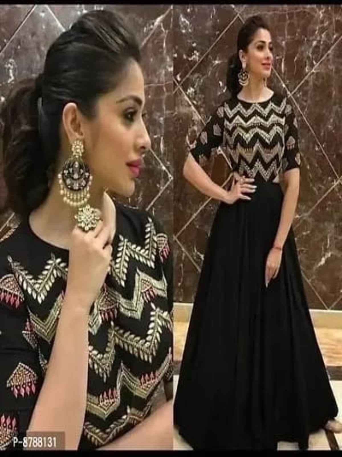 Rayon Ethnic Gowns