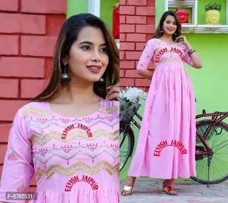 Rayon Ethnic Gowns