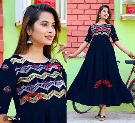 Rayon Ethnic Gowns