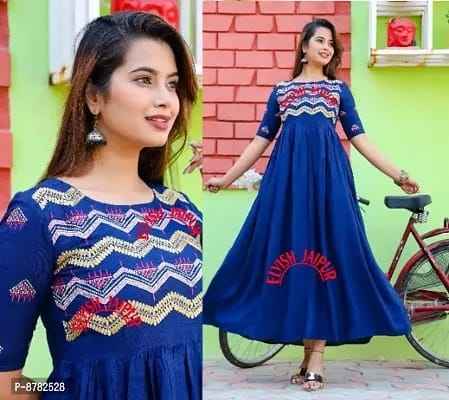 Rayon Ethnic Gowns