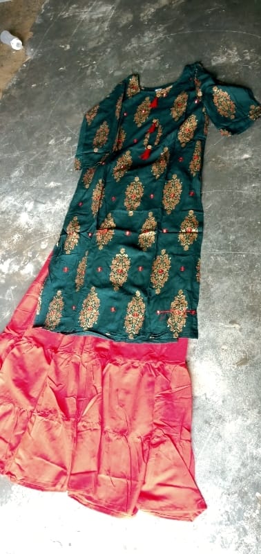 Rayon Kurti with Sharara Set for Women - OrderMeFirst