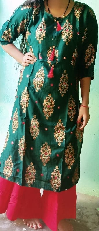 Rayon Kurti with Sharara Set for Women - OrderMeFirst