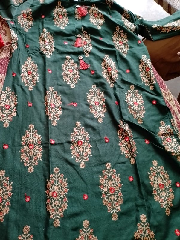 Rayon Kurti with Sharara Set for Women - OrderMeFirst