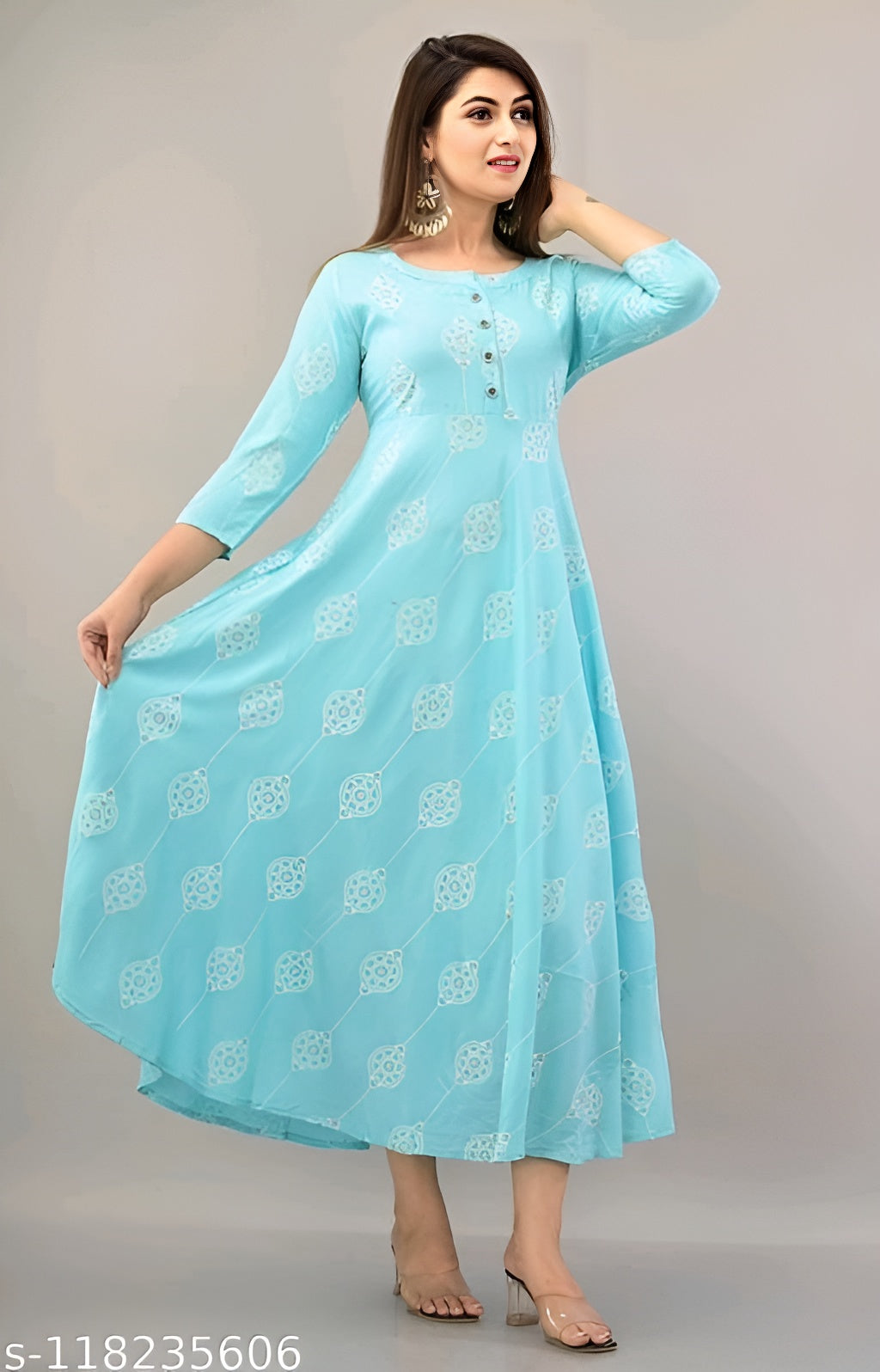 Rayon Printed Kurti OrderMeFirst